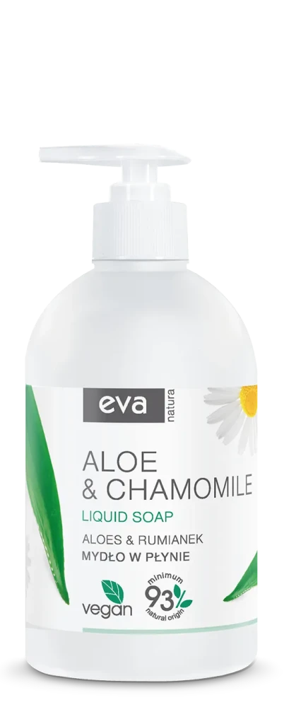 EVA NATURA Kremowe mydło w płynie aloes i rumianek